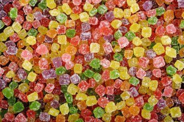 Renkli meyveli jöle şekerleri 