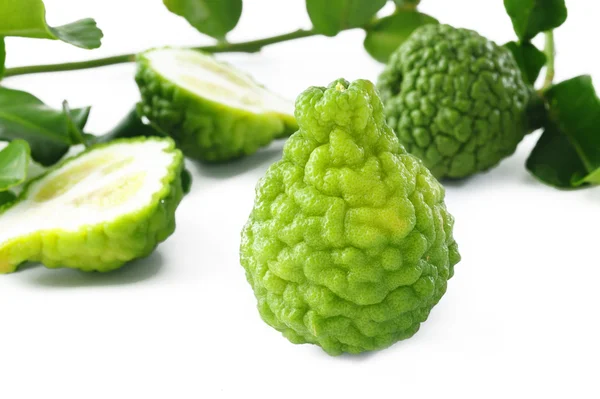 Kaffir Lime with leaves — Stock Photo, Image