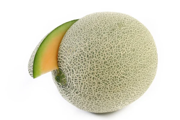 Melon orange on white background — Stock Photo, Image