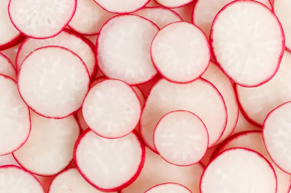 Sliced red radish — Stock Photo, Image