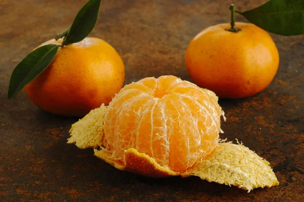 Geschälte Mandarine — Stockfoto