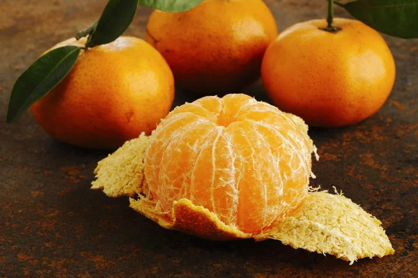 Peeled Tangerine — Stock Photo, Image