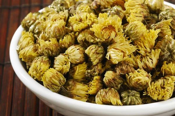 Chrysanthemum çayı yakın çekim