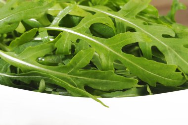  rucola taze salata beyaz kase