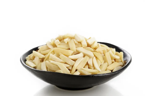 Almond nuts slivered — Stock Photo, Image