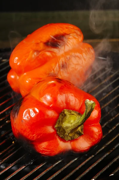 Memanggang paprika merah — Stok Foto