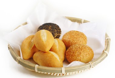 Sepette taze ekmek var.