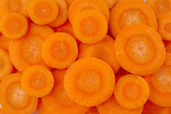 Slice carrot background — Stock Photo, Image