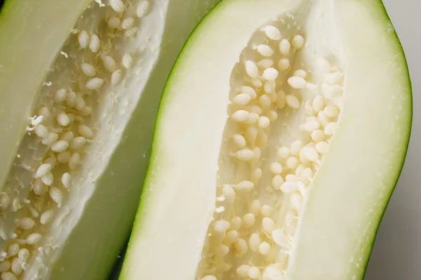 Close up of seeds green papaya — Stock Photo, Image