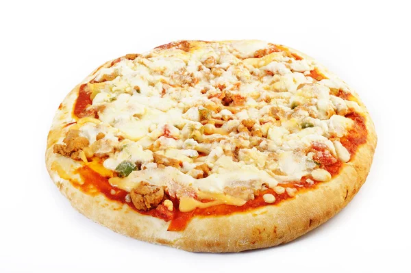 Pizza congelada con carne de cicken —  Fotos de Stock