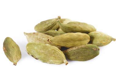 Kakuleden bakla beyaz arka plan üzerinde