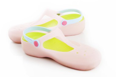 Renkli Lastik Sandaletler 