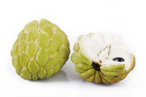 Custard apple on white background — Stock Photo, Image