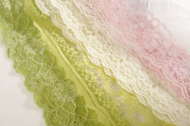 Beyaz arka plan üzerinde kumaş