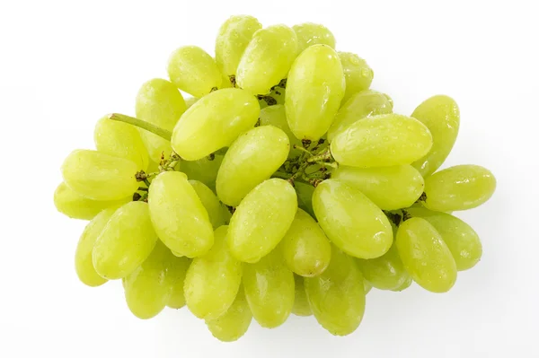 Gota de agua en la uva verde —  Fotos de Stock