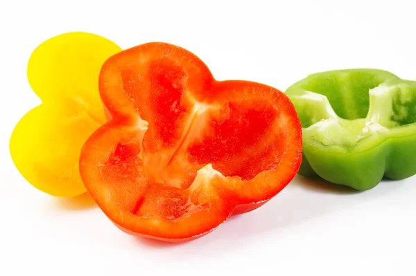 Bell pepper on white — Stock Photo, Image