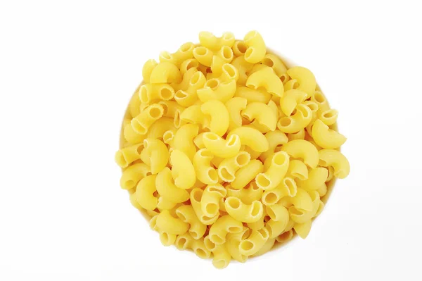 Maccheroni in una tazza bianca — Foto Stock