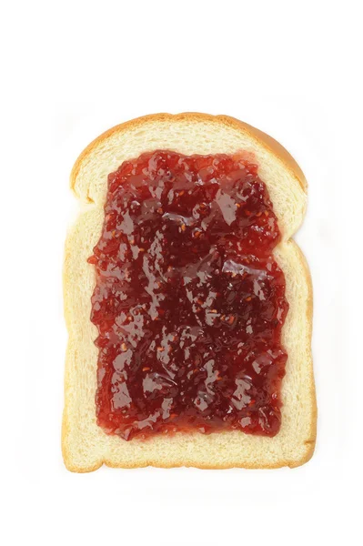 Toastbrot mit Marmelade — Stockfoto