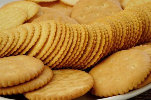 Galletas saladas — Foto de Stock