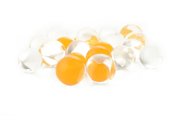 Deodorize beads on white background — Stock Photo, Image