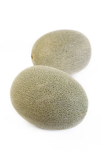 Melon fruit on white background — Stock Photo, Image