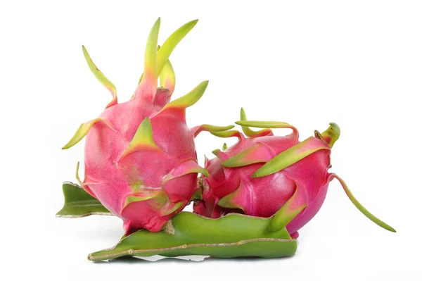 Dragon fruit on white — Stock Photo, Image