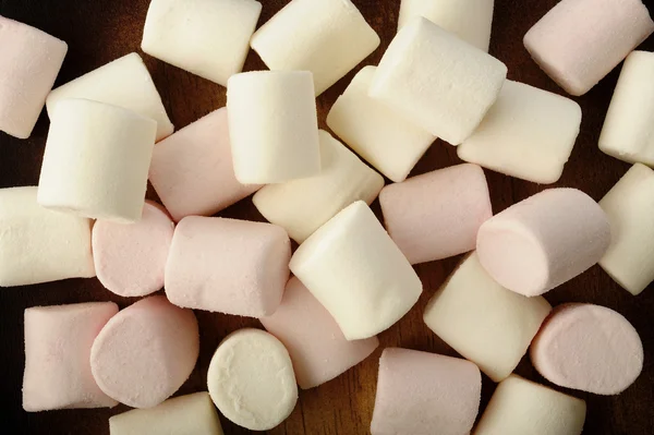 Zoete marshmallows achtergrond — Stockfoto