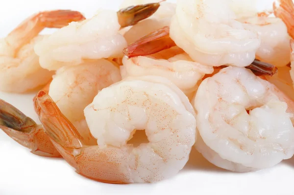 Shrimps on white — Stock Photo, Image