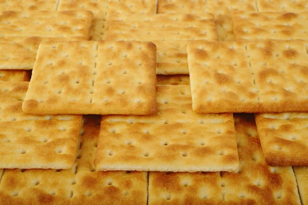 Cracker salati sfondo — Foto Stock