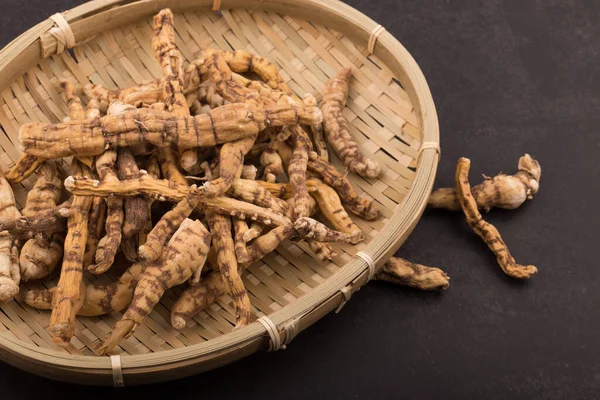 Oriental medicine wilfordi root, Cynanchum wilfordii Hemsley. — Stock fotografie