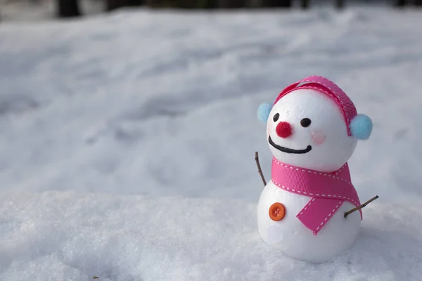 Bonitão Neve Bonito Campo Nevado Inverno — Fotografia de Stock