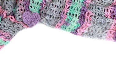 renkli tığ işi malzeme ile arka plan