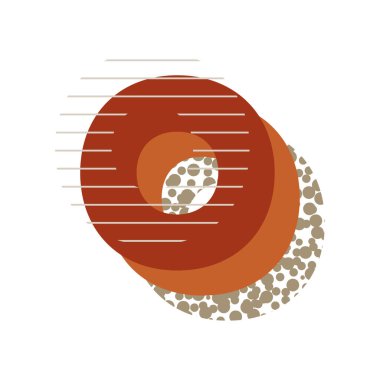 Katmanlı desenli Memphis harf sanat tarzı. Dekoratif desen ilk harf vektör tasarımı. Reklam, afiş, broşür, tekstil, kırtasiye, baskı, tebrik kartı, paketleme, vs..