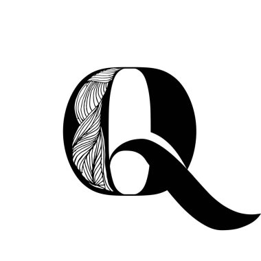 Satır elemanlı logo harfi. Ticari markalaşma kimliği için minimalist ilk harf logo tasarımı şablonu.