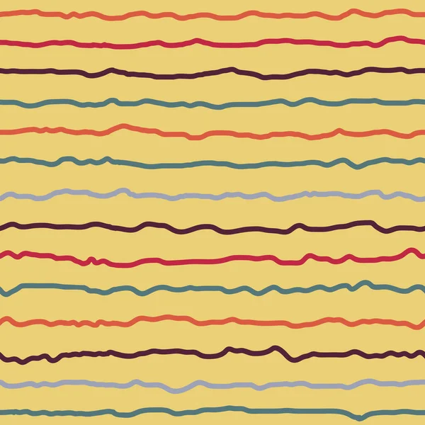 Простой Повторяющийся Рисунок Горизонтальной Линии Органические Элементы Формы Текстиля Обоев — стоковый вектор