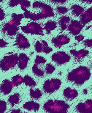 Leopar derisi pürüzsüz desen