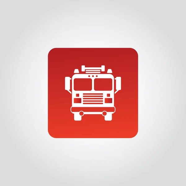 Fire Engine  internet icon — Stock Vector