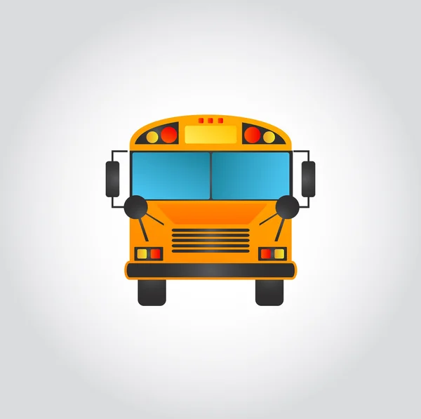 Icona scuolabus — Vettoriale Stock