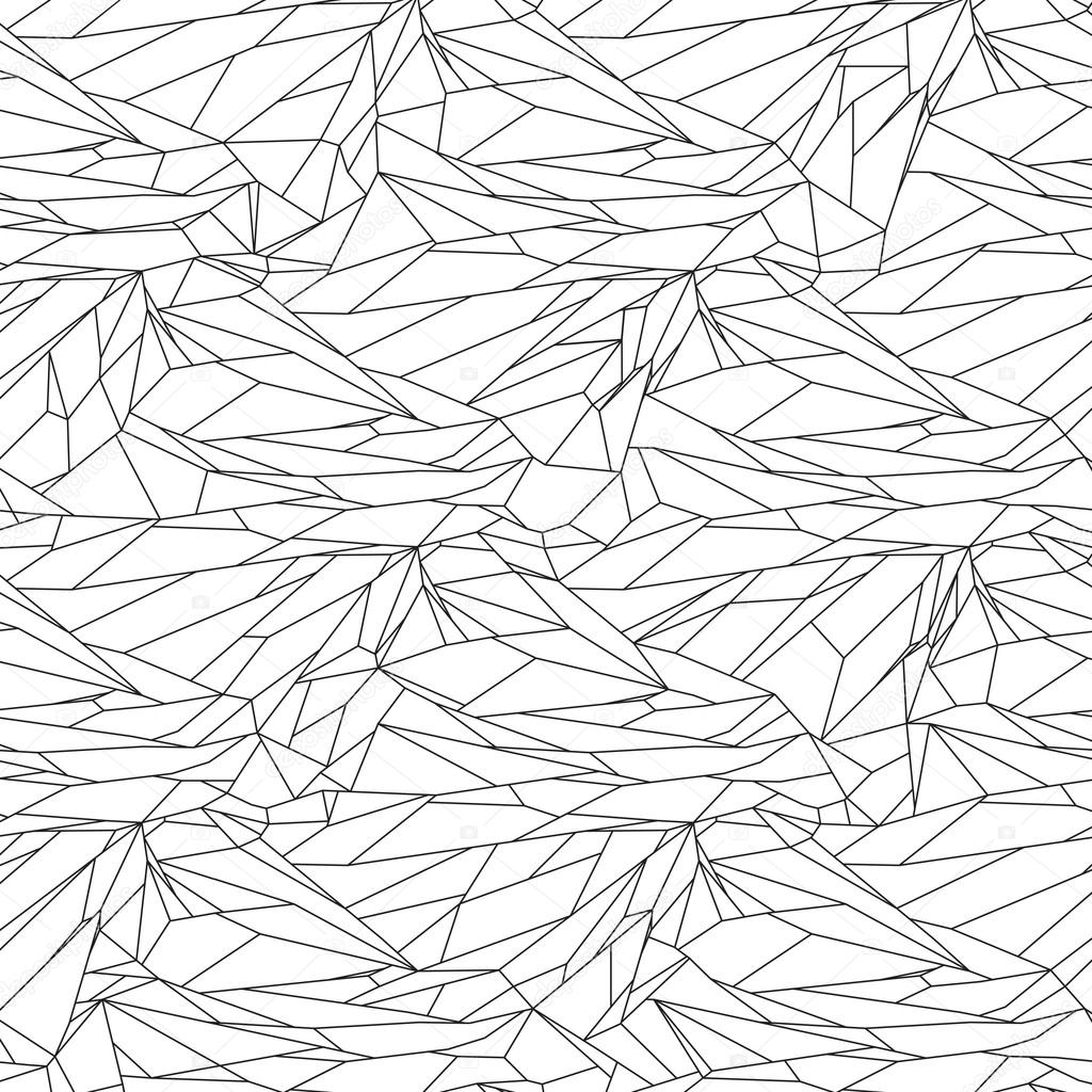 Abstract shapes pattern, seamless background.