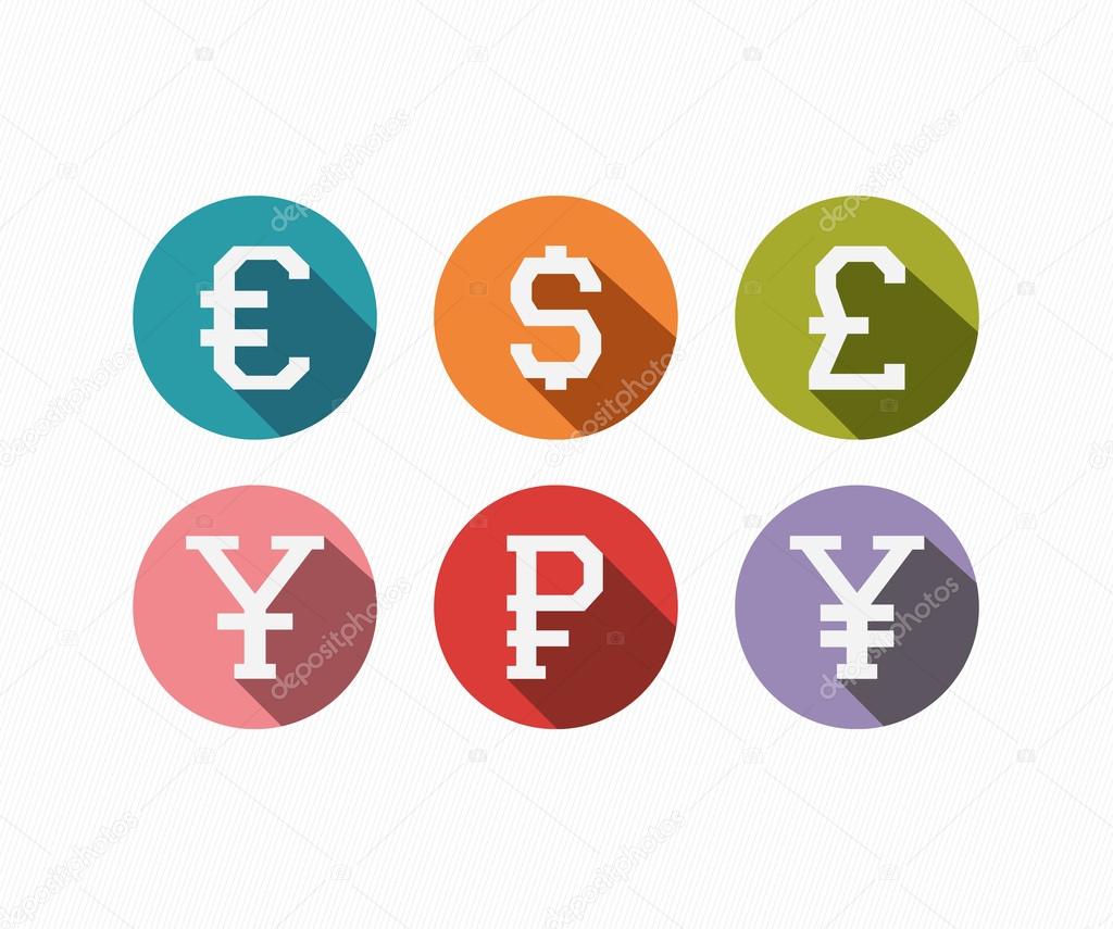 국제 통화 기호 스톡 벡터 - ©image4stock 69324441