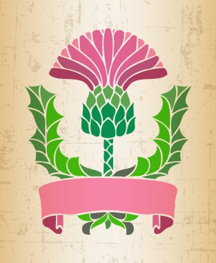 Thistle çiçek sembolü