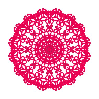 Yuvarlak dantel modeli, sorunsuz arka plan