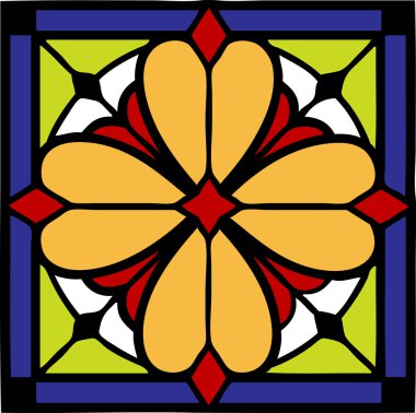 soyut çiçek simgesi