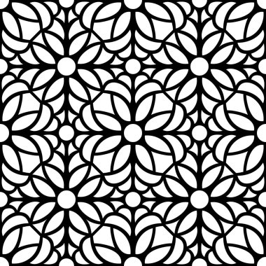 Soyut çiçek kusursuz desen