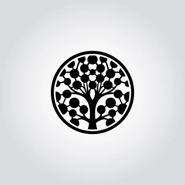 Apple tree logo, ikona — Stockový vektor