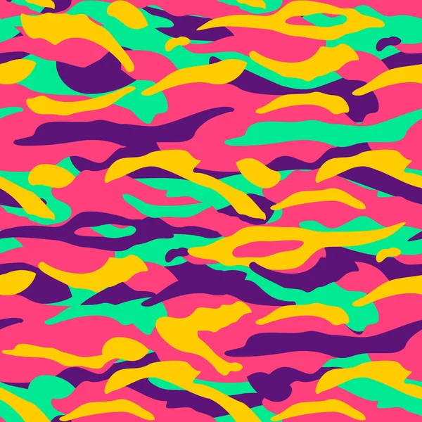 Renkli parti kamuflaj deseni