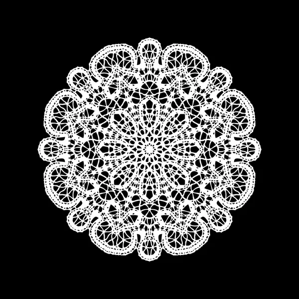 Lace prydnad dekoration element — Stock vektor