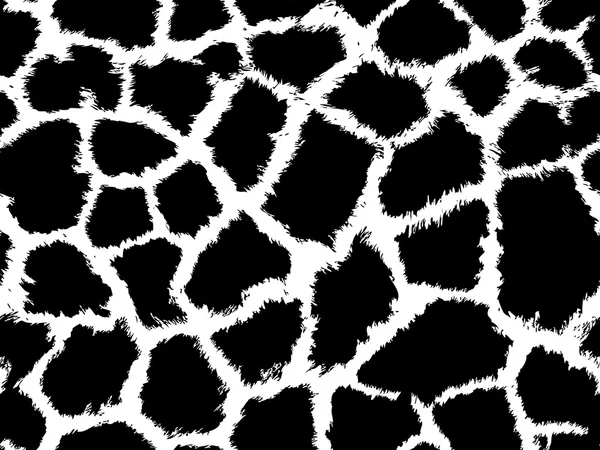 Giraffe skin seamless pattern — Stock Vector