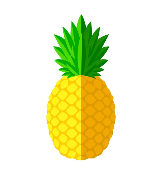 Pineapple fruit symbol — Stock Vector