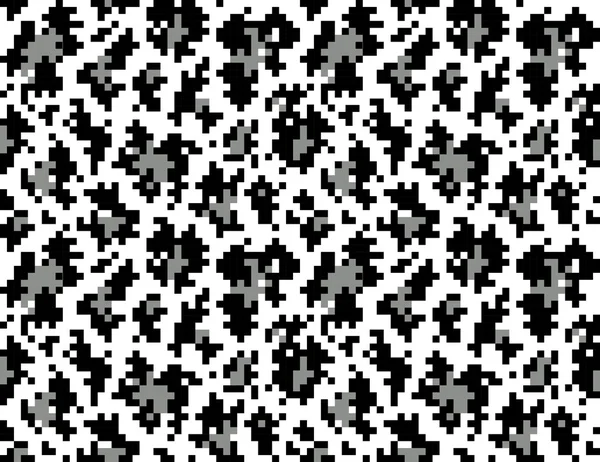 Leopard, cheetah pixel patroon — Stockvector